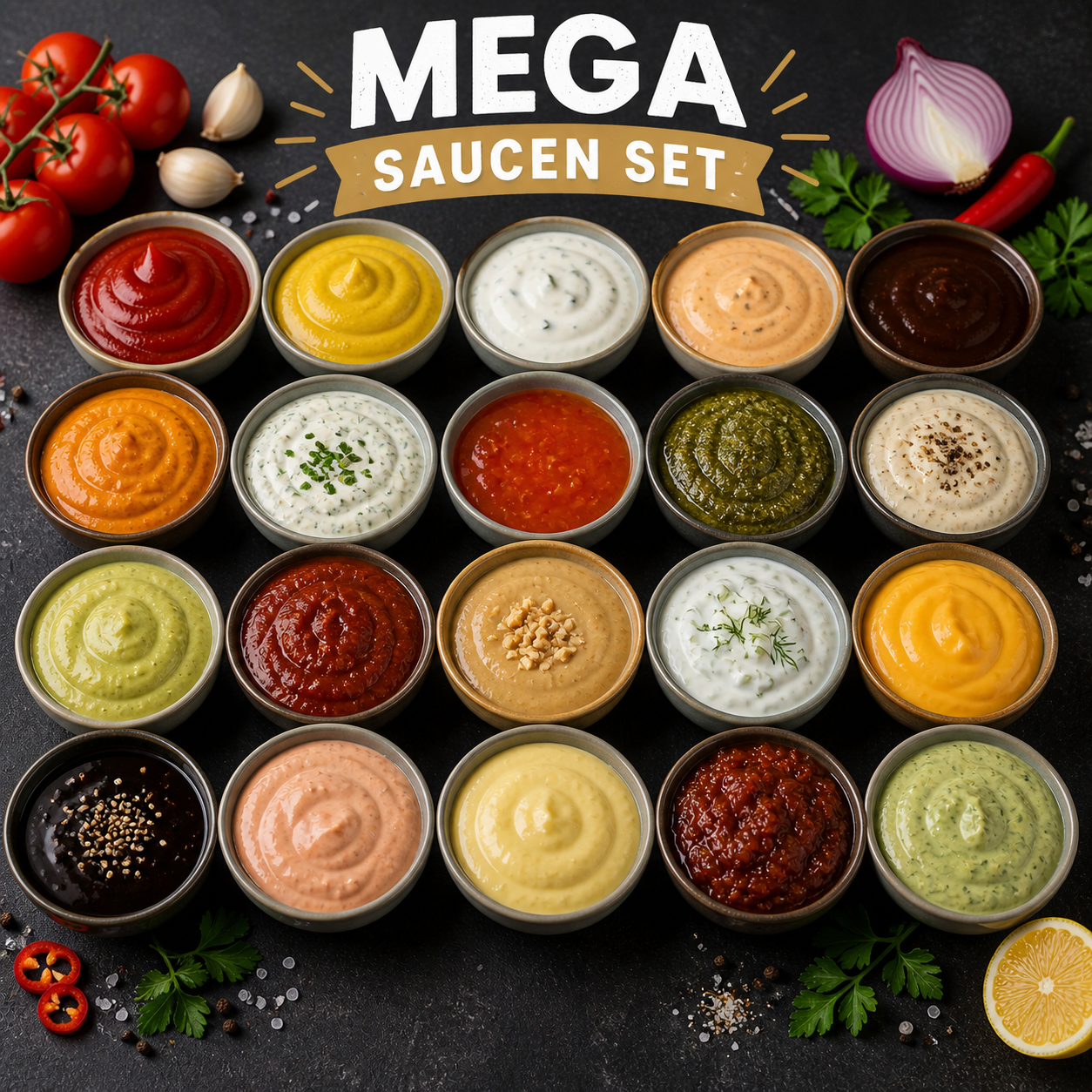 Mega Saucen Set